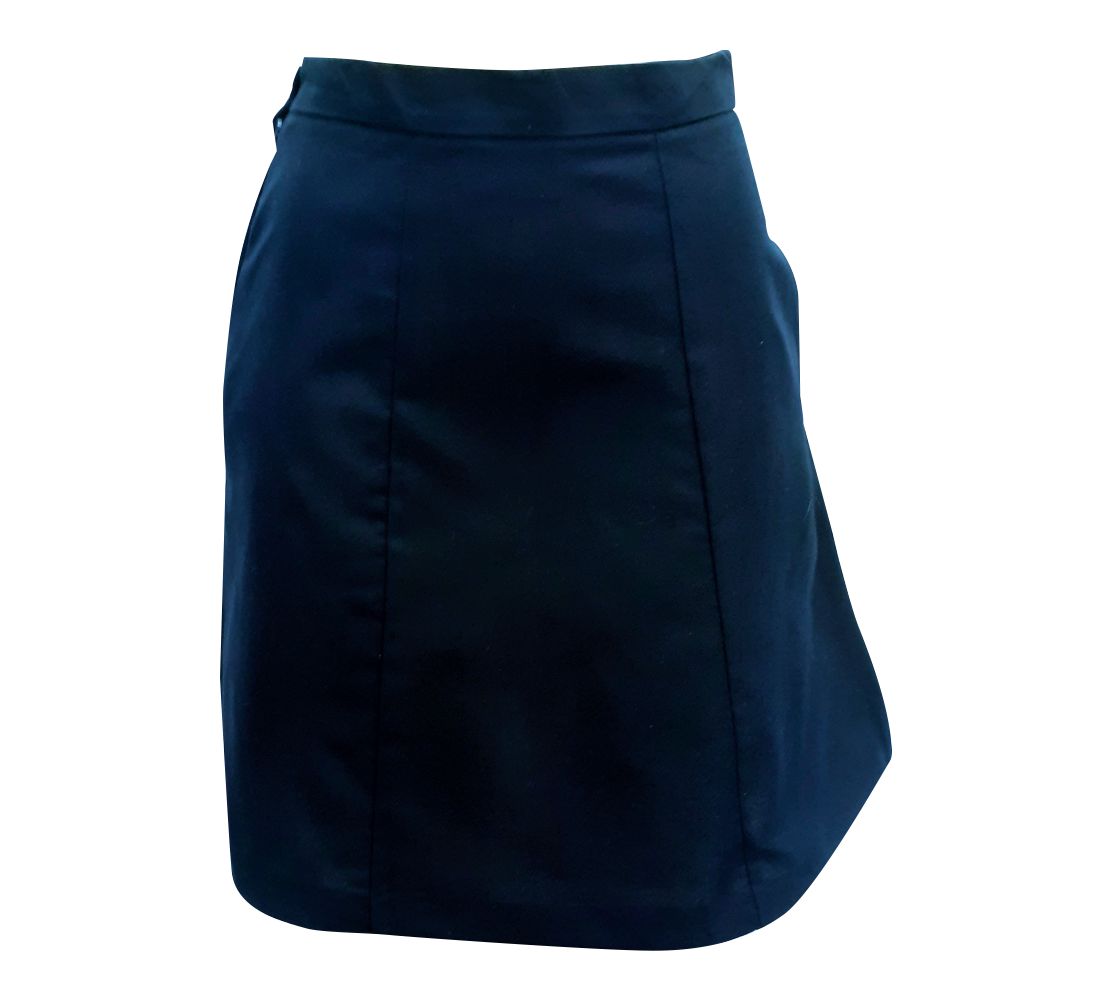 Girls School Navy Plain Skirts - Starlite Wear
